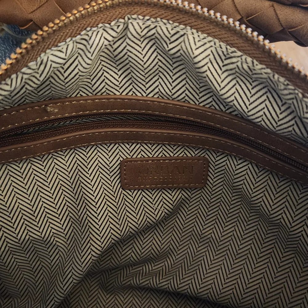 Urban Expressions Tan Woven Hobo Bag - Picture 8 of 12